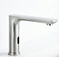 Robinet de lavabo moderne intelligent à capteur tactile sans contact, monotrou, monocommande, en acier inoxydable, avec valve en céramique, pour chambre à coucher, plus de 500 000 utilisations