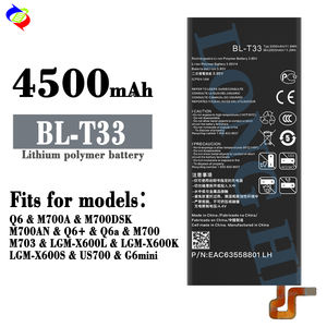 LG Q6 T33 M700A M700AN M700DSK lityum pil için orijinal cep telefonu pil BL-T33 - Product Image 2