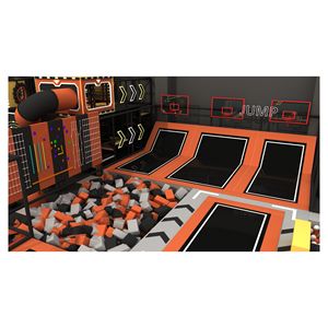 Trampolines Indoor <span class=keywords><strong>Ninja</strong></span> Trampoline Park à vendre Parc de trampoline commercial intérieur pour adultes - Product Image 4