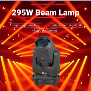 Luzes de Cabeça Móvel A300 Beam 295W com Prismas Duplos, Luz Sharpy Lyre DMX512 IP33, Equipamento de Palco em Alumínio para Casamentos, Concertos e Discotecas - Product Image 3