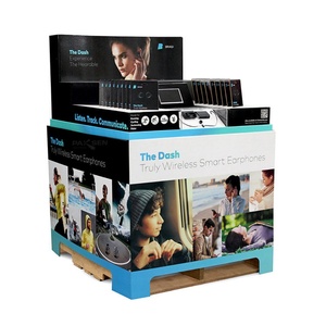 Cardboard Shop Display <b>Stands</b> Corrugated <b>Drinks</b> Snacks Water PDQ Quarter Half Pallet Display Stacking for Supermarket Promotion - Product Image 6