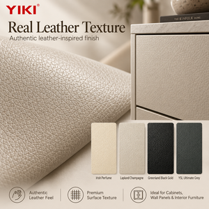 Panneau MDF mélaminé aspect <span class=keywords><strong>cuir</strong></span> pour porte de placard, armoire et panneau mural intérieur - Product Image 3