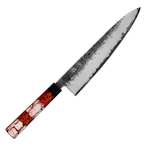 Konoll 210mm Japans Gyuto-mes, 3-laags composiet staal koksmes met Aogami super koolstofstaal en luxe handvat - Product Image 1