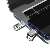 Flash Drive USB Metal Kecepatan Tinggi dengan Antarmuka USB 3.1/2.0/3.0, Pilihan Hadiah Promosi, Desain Ukiran Laser
