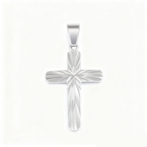 Collar de Cruz de Acero Inoxidable para Hombre, Estilo Vintage, con Colgante de Jesús Personalizado, Joyería - Product Image 4