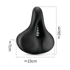 Confortable 7cm d'épaisseur vélo coussin selle VTT <span class=keywords><strong>amortisseur</strong></span> fonction de Massage Simple vélo équitation accessoires - Product Image 4