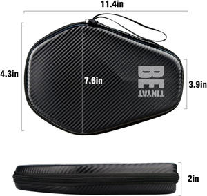 Étui rigide pour raquettes <span class=keywords><strong>de</strong></span> <span class=keywords><strong>ping</strong></span>-<span class=keywords><strong>pong</strong></span> TINYAT, protection pour 2 raquettes <span class=keywords><strong>de</strong></span> tennis <span class=keywords><strong>de</strong></span> <span class=keywords><strong>table</strong></span> à manche long, imperméable et résistant aux chutes - Product Image 3