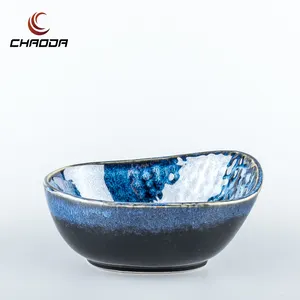 Vaisselle de restaurant de style exotique bol de service en porcelaine bol à salade de fruits Ramen bols en céramique à vendre