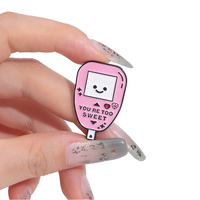 Épinglette en émail 'You Are Too Sweet' - Infirmière de dessin animé - Thème Amour - Cadeau de diplôme pour médecins et infirmières - Accessoire de fournitures scolaires