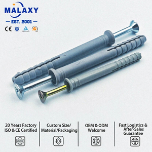 Malaxy Cheville métallique autoperceuse en nylon pour cloison sèche, tête cylindrique en plastique, haute performance et qualité garantie - Product Image 2