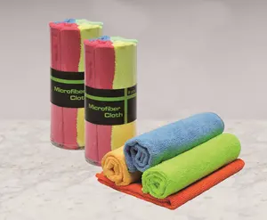 Articoli per la casa panno In microfibra asciugamano rosa blu giallo verde rosso panno In microfibra per la pulizia In Buck