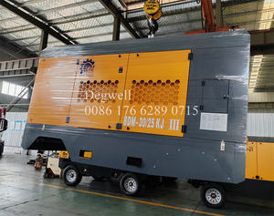 2024 מכירה חמה 25 בר 30 m³/דקה בורג מנוע דיזל גלגל סוג מדחס אוויר - Product Image 5