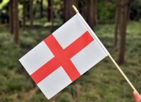 Drapeau miniature double face en bois, style Nouvelle-Angleterre, pour décorations de fête et festivals, vente en gros