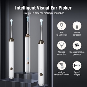 Otoscope intelligent sans fil HD, mini nettoyeur d'oreilles visuel, outil électrique d'élimination du cérumen avec caméra - Product Image 2