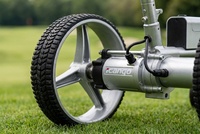 Chariot de golf électrique à suivi automatique, télécommandé, pliable, léger, avec écran LCD