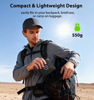 Stock limité : Power Bank Orange avec affichage numérique LED, protection contre les courts-circuits, charge rapide, multifonctionnel