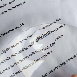 Lente esférica de lente óptica Pmma de lente convexa doble de <span class=keywords><strong>75mm</strong></span> - Product Image 5