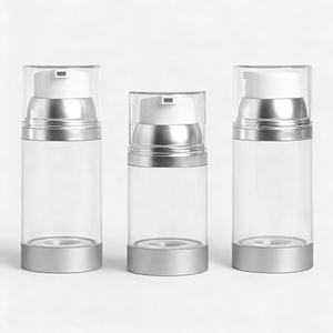 Flacon pompe sans air en plastique AS/PP de 100 ml, 120 ml, 50 ml pour nettoyant, crème et lotion <span class=keywords><strong>visage</strong></span> - Product Image 1