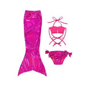 Verano 3 uds niños niña cola <span class=keywords><strong>de</strong></span> sirena azul <span class=keywords><strong>para</strong></span> nadar conjunto <span class=keywords><strong>de</strong></span> Bikini Rosa traje <span class=keywords><strong>de</strong></span> baño <span class=keywords><strong>para</strong></span> <span class=keywords><strong>niñas</strong></span> ropa <span class=keywords><strong>de</strong></span> playa al por mayor - Product Image 6