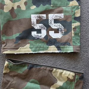 Pantalones <span class=keywords><strong>Cargo</strong></span> con estampado de camuflaje personalizado de alta calidad, ropa de calle, pantalones de chándal holgados con cremallera a la moda para hombres de fábrica - Product Image 2