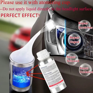Set per il Restauro dei Fari, Accessori Auto <span class=keywords><strong>di</strong></span> Alta Qualità, Kit <span class=keywords><strong>di</strong></span> Riparazione e Lucidatura Fari con Protezione UV per la Cura dei Fari Automobilistici - Product Image 4