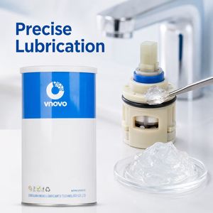 Graisse silicone Vnovo imperméable de qualité alimentaire NSF H1 non toxique blanche certifiée ISO9001 NLGI 1 Lubrification haute température - Product Image 5