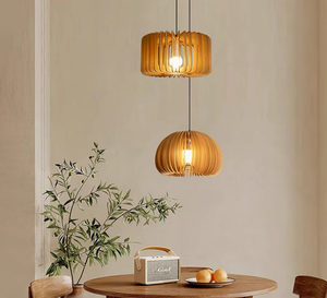 Lámpara de techo LED ajustable contemporánea Lámpara colgante de proyecto E26 de fieltro de lana tradicional moderna - Product Image 6