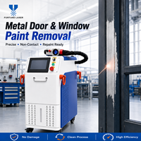 Máquina de Limpieza Láser de 500w, Removedor de Pintura Láser Pulsado para Limpieza de Superficies de Metal, Puertas, Ventanas, Revestimientos y Óxido
