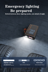 Démarreur multifonction 4-en-1 avec pompe à air, meilleure qualité, 1000A, <span class=keywords><strong>booster</strong></span> de batterie automobile chinois avec gonfleur de pneus - Product Image 3
