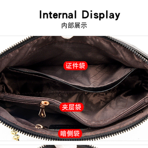 Bolso de Mano Casual de Lujo para Mujer, de Cuero PU, Bolso de Hombro, Bolso de Mano de Alta Calidad - Product Image 6