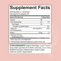 Gummies OEM Vitamines A, D, E, K – Vitamines liposolubles pour le soutien immunitaire – Bonbons gélifiés pour adultes