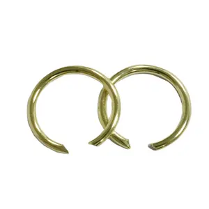 Alta Qualidade Ferro Split Key Holder Anéis Diy Acessórios Jump Ring Ferro Retenção Circlip