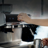 Machine à café expresso commerciale électrique avec moulin à grains intégré Breville Barista Cafetera Original Vending Expresso