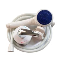 Nouvel ensemble de douche tout-en-un léger en ABS de fabrication chinoise avec jet doux et design moderne pour dortoir