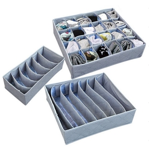 Bra Socks <b>Underwear</b> <b>Organizer</b> Rectangle Eco-Friendly Non-Woven Clothes Socks Divider Foldable Wardrobe Cabinet Closet Storage - Product Image 2