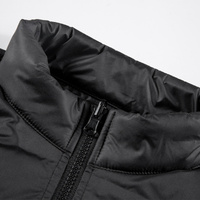 Veste matelassée personnalisable à blocs de couleur contrastée pour homme, col montant, chaude pour l'hiver, 7 couleurs, logo imprimé personnalisé pris en charge