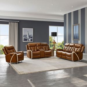 Luxury Modern Leather Recliner <b>Sofa</b> Set with Massage Function <b>for</b> Home Theater and Living Room - Product Image 5
