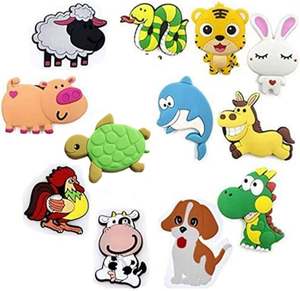 Aimant de réfrigérateur en PVC souple avec logo 3D personnalisé - Forme personnalisée, design moderne, taille moyenne, écologique et durable - Product Image 1