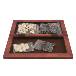 Trò chơi Tic Tac Toe bằng gỗ Bộ cờ vua Trung Quốc <span class=keywords><strong>Backgammon</strong></span> Cờ đam Trò chơi cờ vua truyền thống - Product Image 4