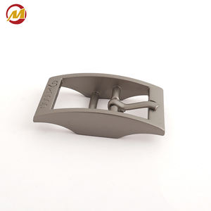 Venta al por mayor personalizado perro Collar Hardware bolsa accesorios Aleación de Zinc Metal doble barra cinturón hebilla Pin hebilla para collares de perro - Product Image 5