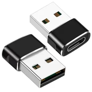 كمبيوتر لوحي بمحول USB إلى Type-C 3.2A Revolution C أنثى محول يعمل بنظام تشغيل Android لإمداد الطاقة ونقل البيانات