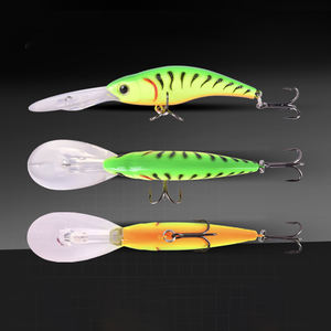 Labio grande Cuerpo mediano Hundimiento Río Lago Minnow Salmón Pescado Señuelo duro - Product Image 1
