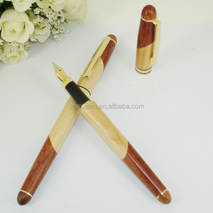 ACMECN Nouveauté en promotion : <span class=keywords><strong>Stylo</strong></span> plume artisanal en bois, papeterie de bureau, décorations en érable et bois de rose, stylos à encre liquide, cadeaux en bois - Product Image 4
