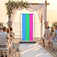 Toile de fond personnalisée série Arc-en-ciel Gay, pour l'agencement de festivals, la mise en scène de cérémonies et l'ornement de cabines photo