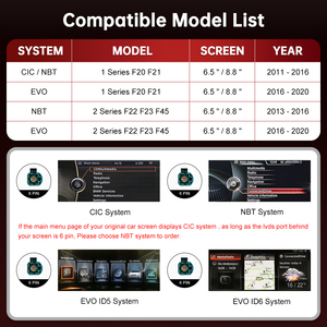 Kit de rétrofit sans fil CarPlay pour BMW Série 1 <span class=keywords><strong>2</strong></span> 3 4 avec système NBT EVO F20 F21 F22 F23 F45 Module CarPlay - Product Image 2