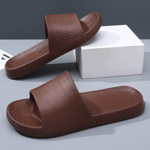 Tongs d'été pour hommes, sandales EVA antidérapantes à semelle souple, pour la maison, l'extérieur, la plage, taille 40-45, gris - Product Image 3