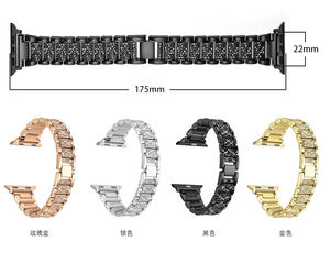 <span class=keywords><strong>Correa</strong></span> de Reloj Inteligente de Acero Inoxidable para <span class=keywords><strong>Apple</strong></span> <span class=keywords><strong>Watch</strong></span> Series, <span class=keywords><strong>Correa</strong></span> de Metal de Lujo para Hombre y <span class=keywords><strong>Mujer</strong></span>, <span class=keywords><strong>38mm</strong></span>, 41mm, 42mm - Product Image 3