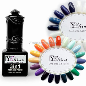 Y-shine Gel UV en une étape non toxique, couleur noire, 3 en 1, certifié Intertek, conforme aux normes GMP, fiche de données de sécurité disponible, origine Guangdong - Product Image 3