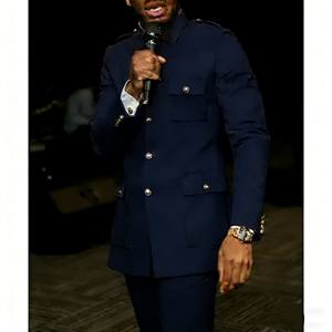 Costume <span class=keywords><strong>chic</strong></span> pour <span class=keywords><strong>homme</strong></span> en orange vif, à simple boutonnage, deux pièces (veste + pantalon), tenues décontractées, soirée, bal, mariage, ensemble de costumes de luxe pour <span class=keywords><strong>homme</strong></span> - Product Image 6