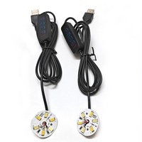 Placa LED Sunssy con Conexión USB 5V de Bajo Voltaje, Luz Blanca Cálida y Colorida, con Control Remoto, para Proyectos DIY de Iluminación Nocturna